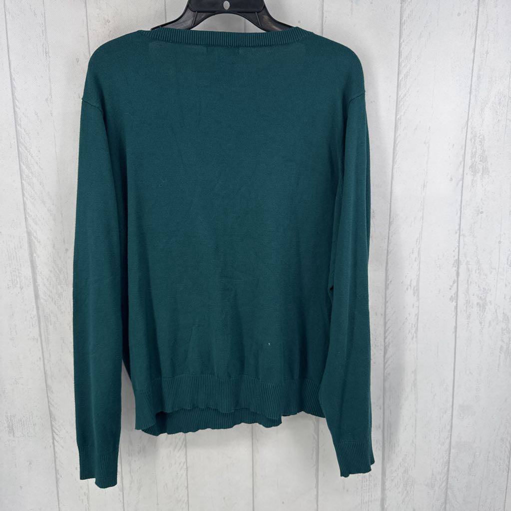 XL l/s v-neck sweater