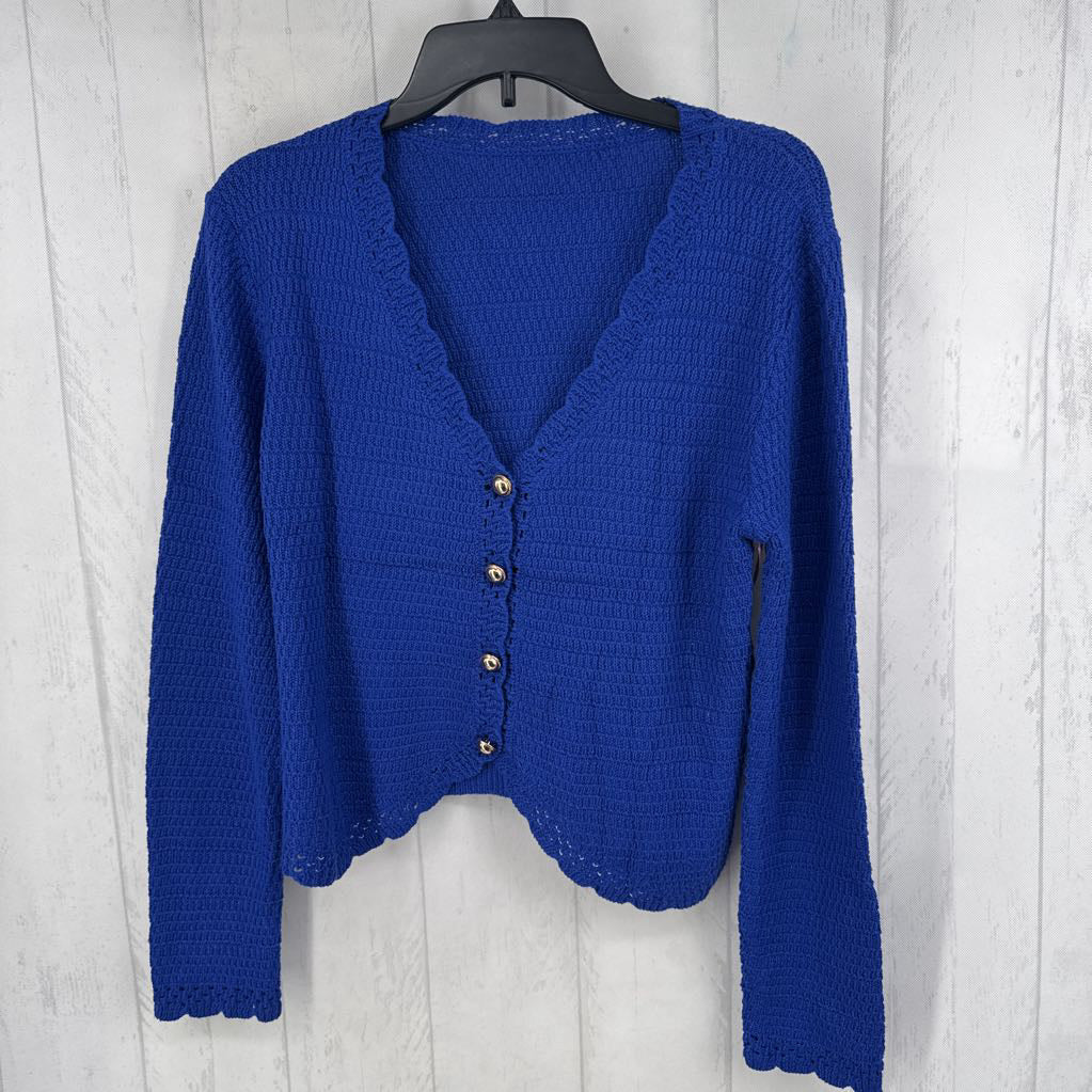 S l/s button cardigan