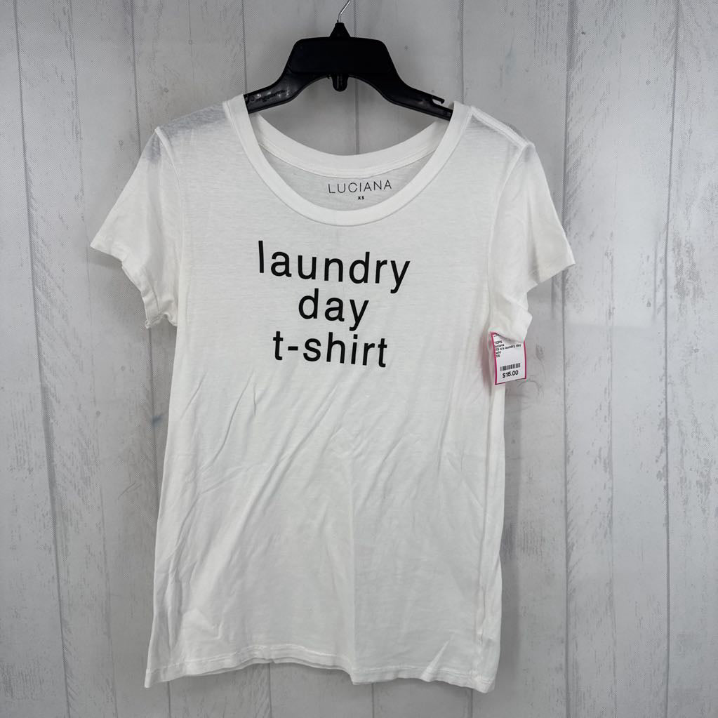 XS s/s laundry day t-shirt