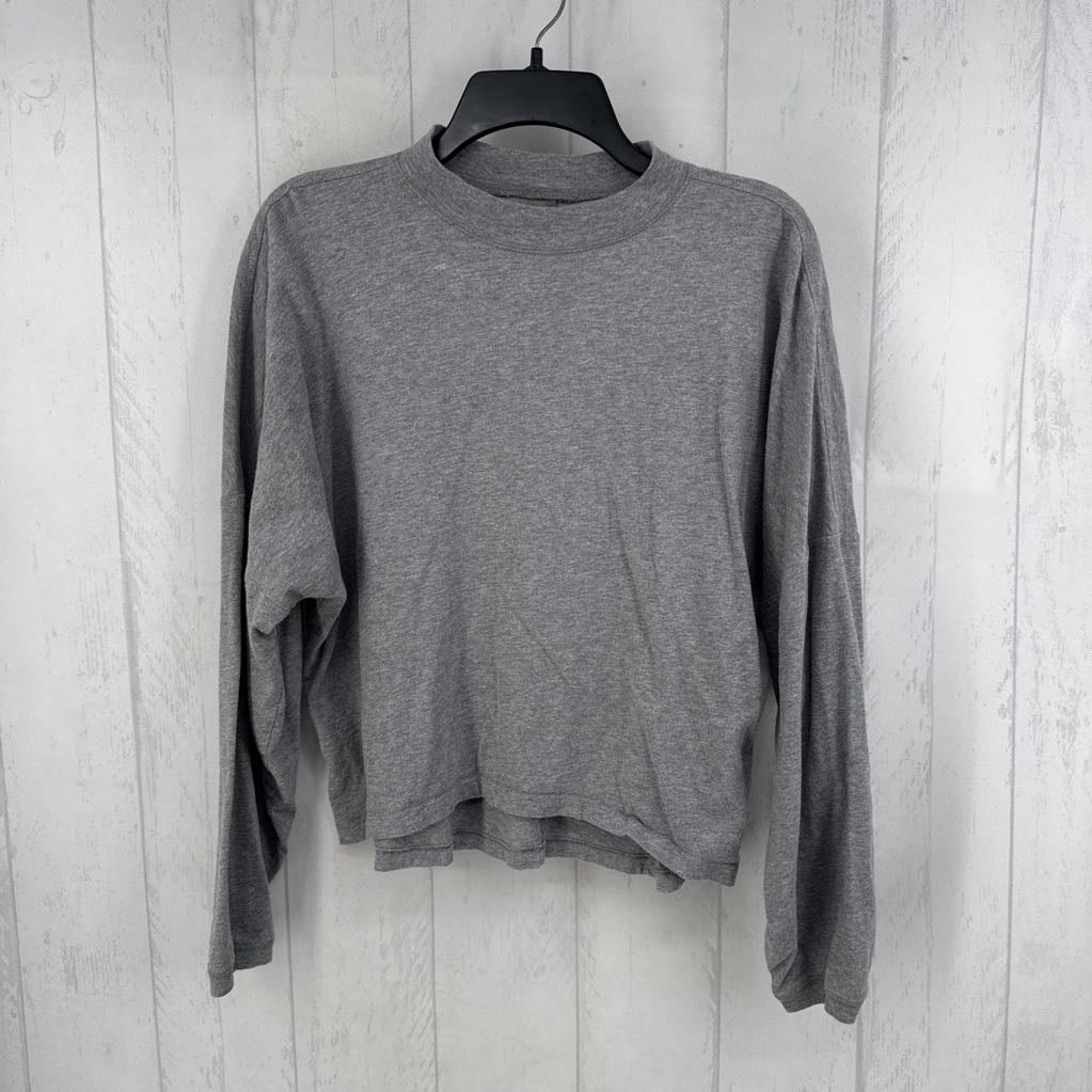 S dolman slv crop top