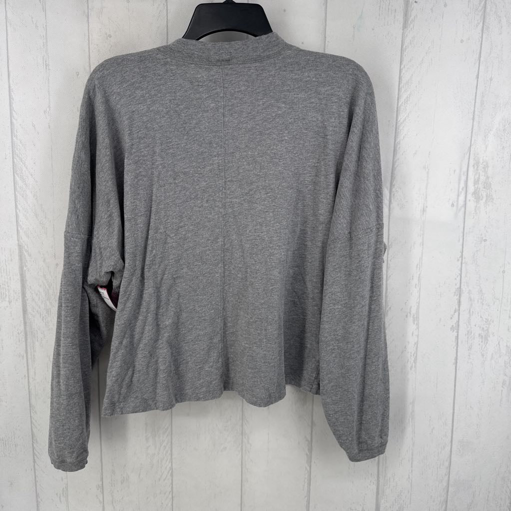 S dolman slv crop top