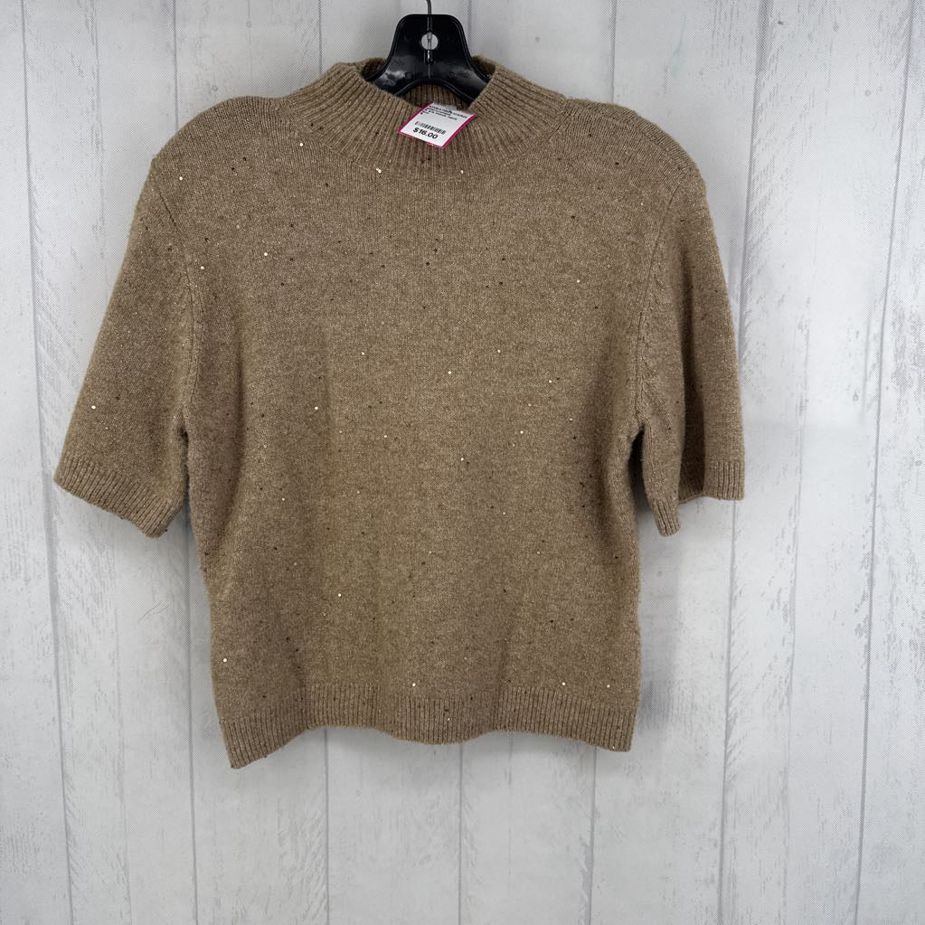 S s/s mock neck sweater