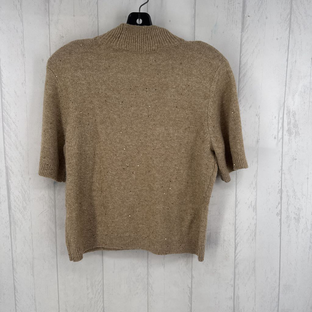 S s/s mock neck sweater