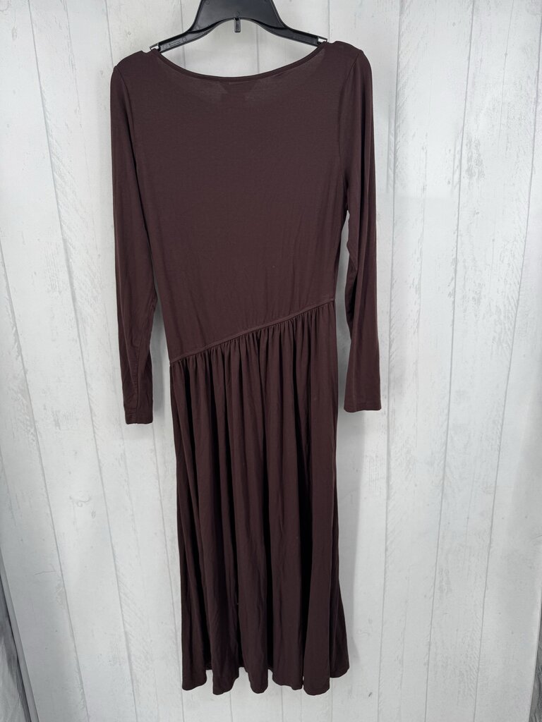 L l/s asymmetrical maxi dress