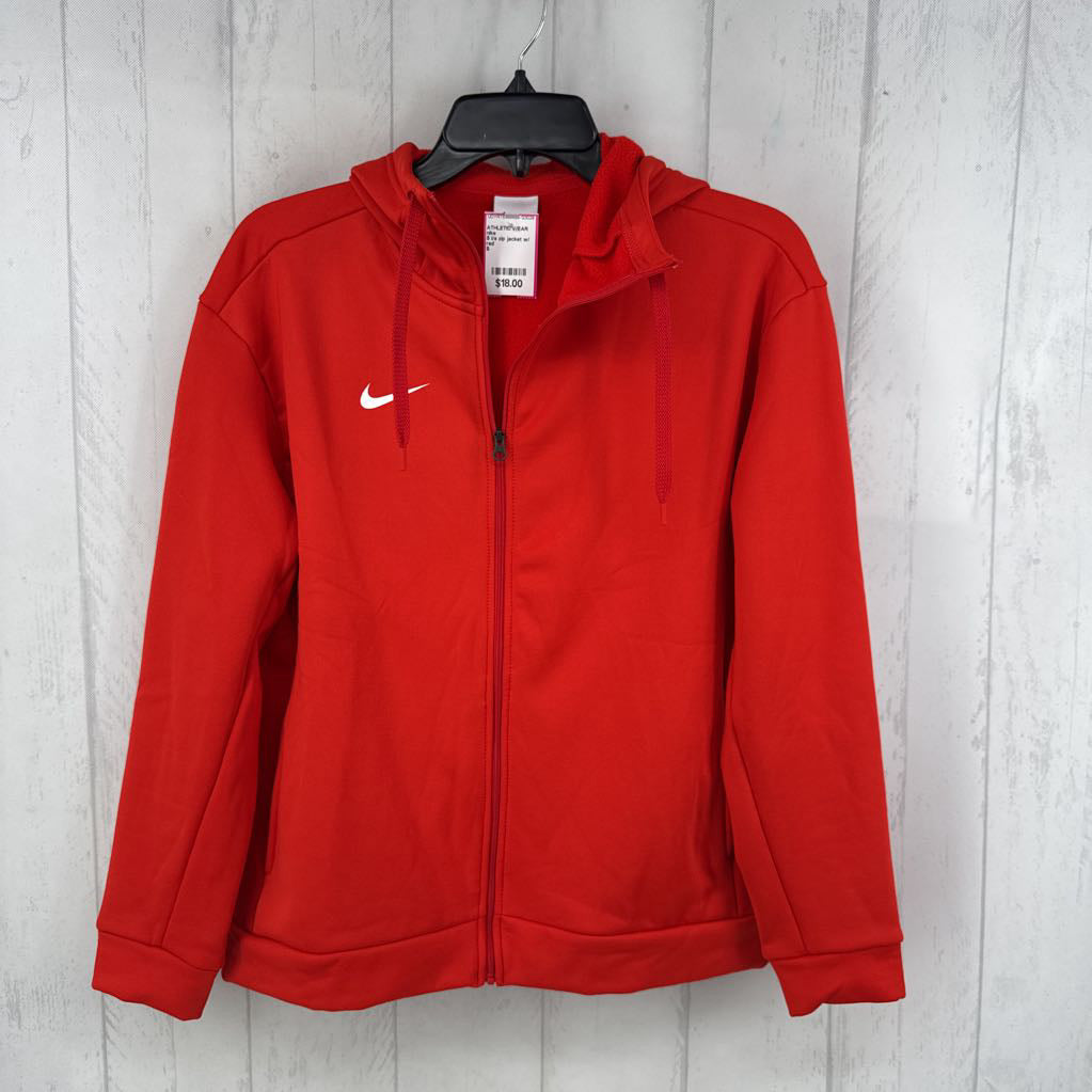 S l/s zip jacket w/ hood