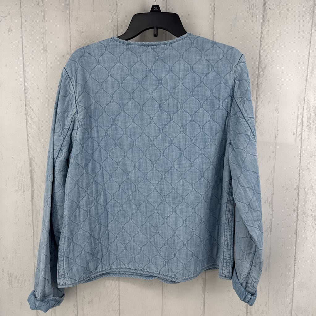 L l/s button quilted jacket