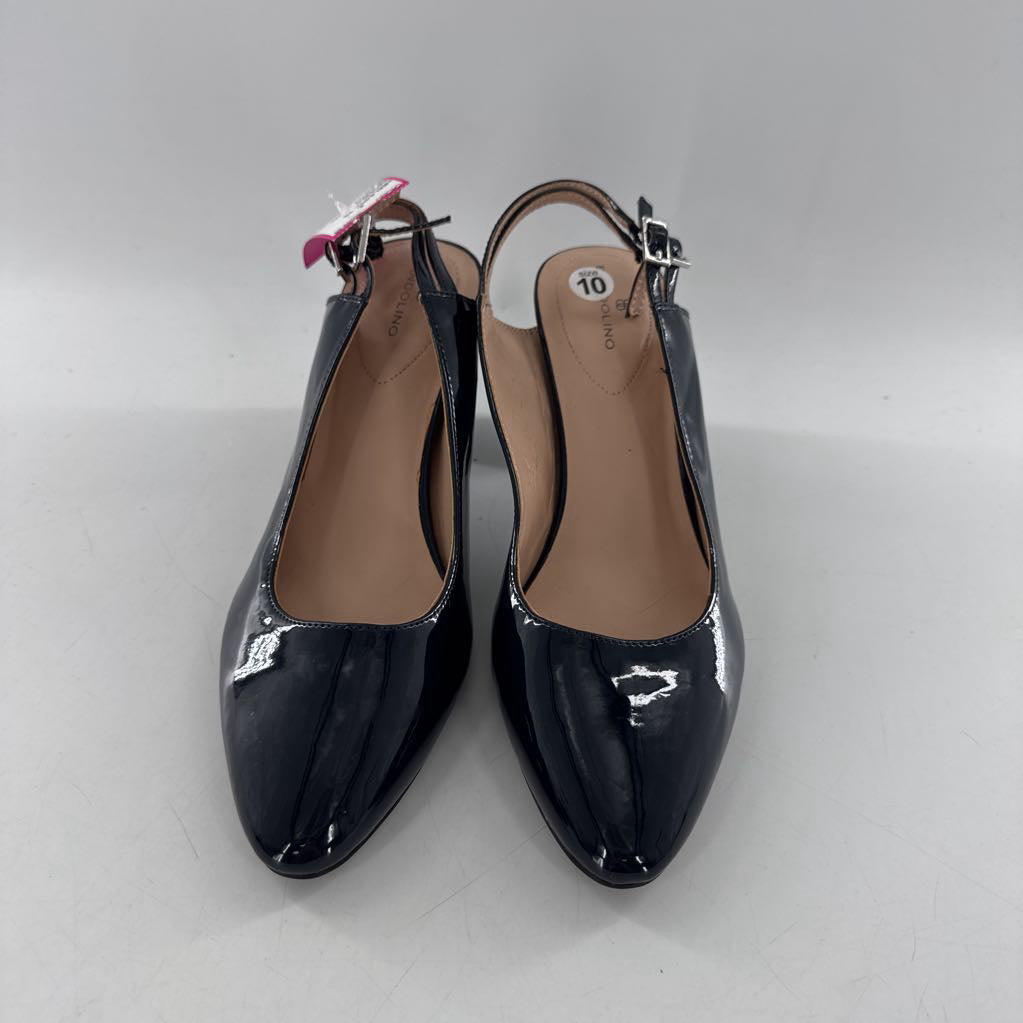 10 patent double ankle strap pumps