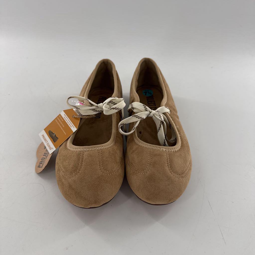 7.5 mary jane ballet flats w/ decorative laces