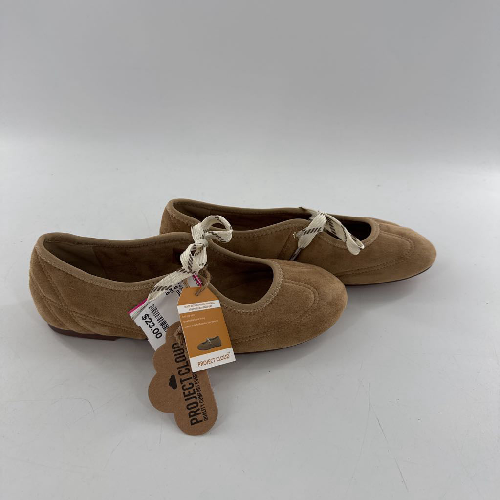 7.5 mary jane ballet flats w/ decorative laces