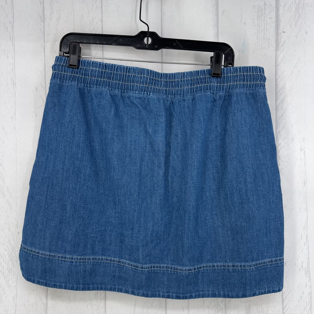 M denim skort