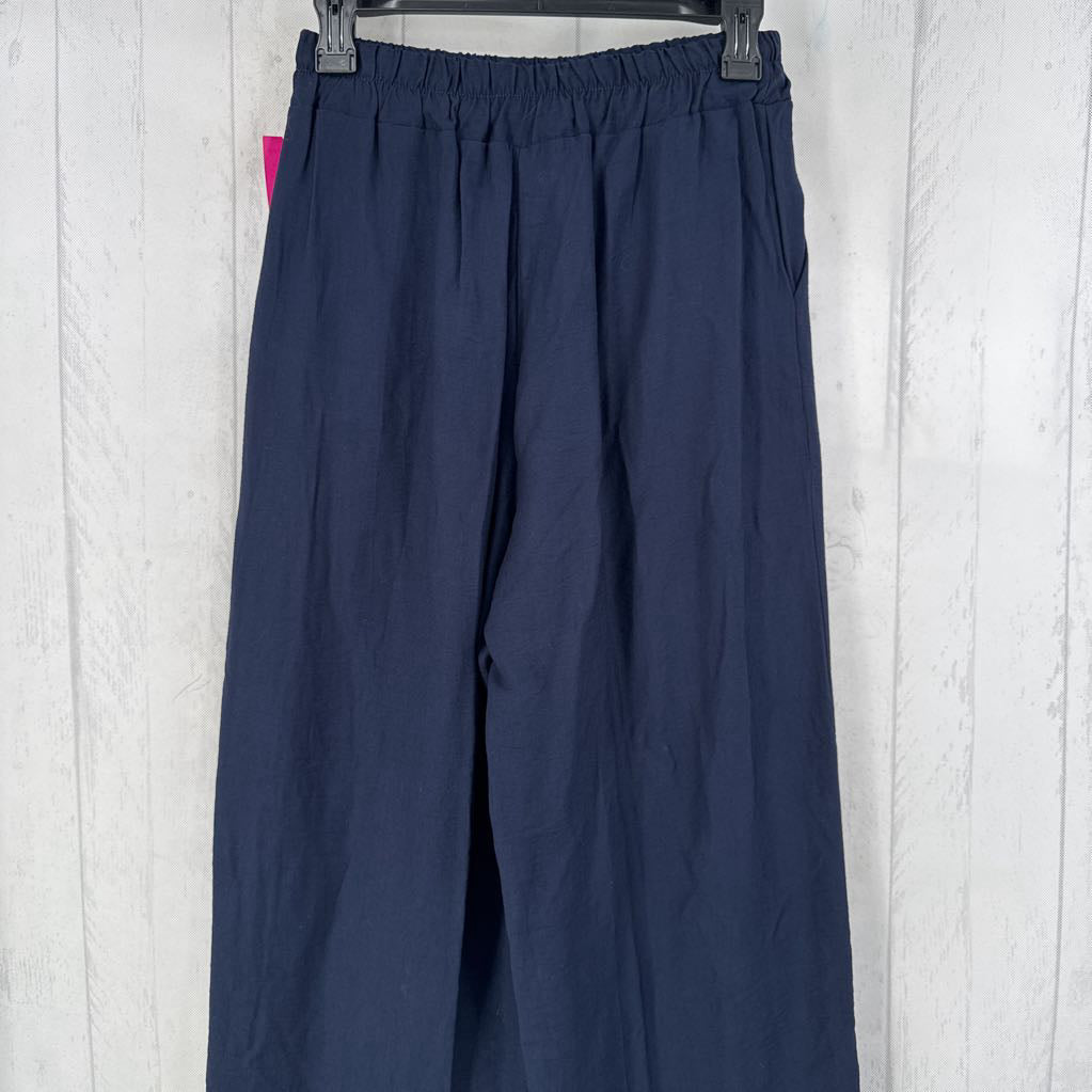 S pull-on wide leg crop pant