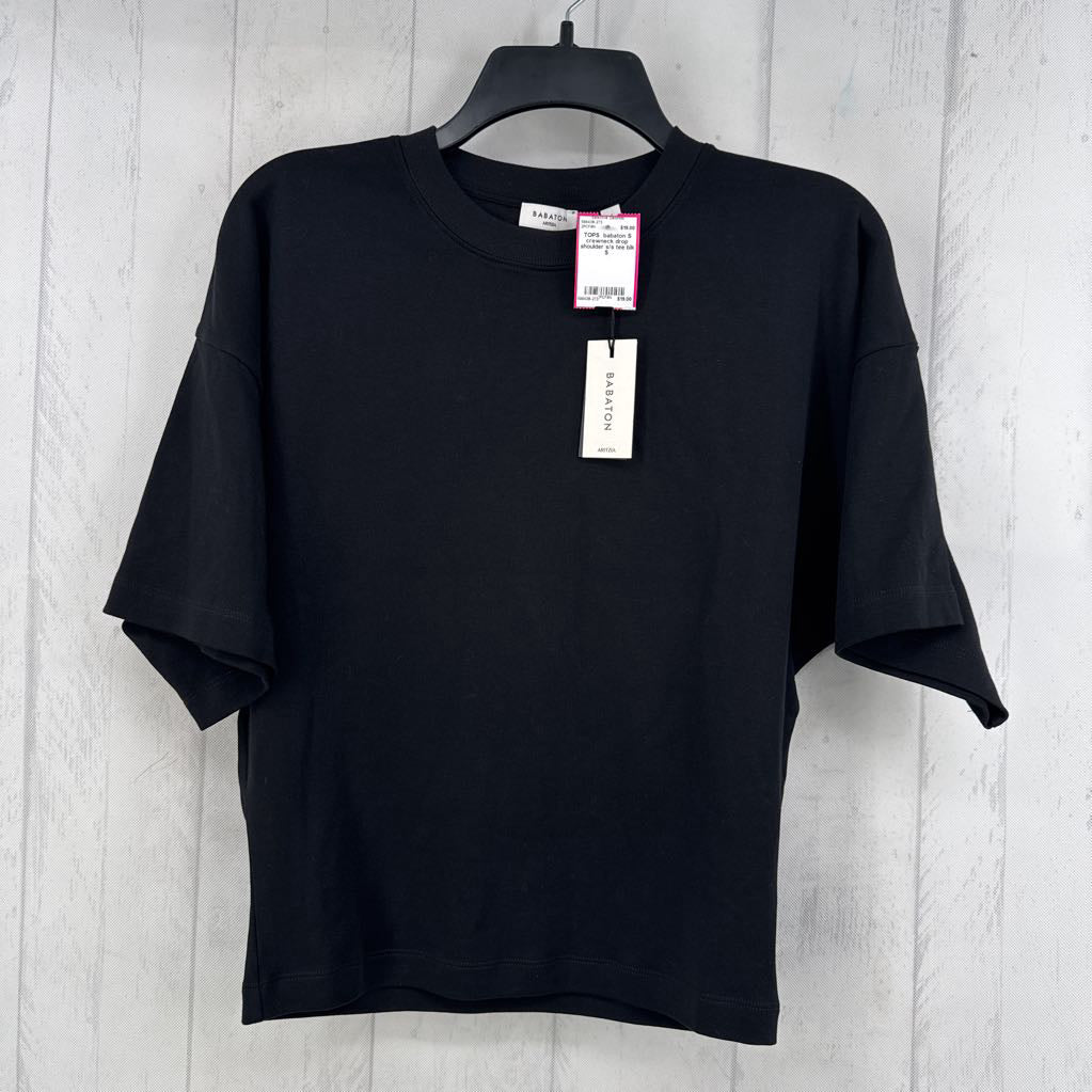 S crewneck drop shoulder s/s tee