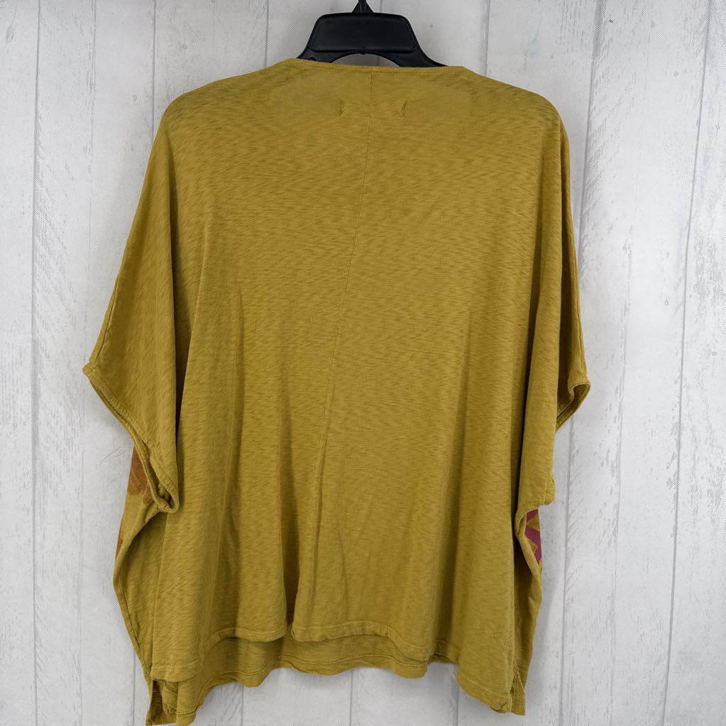 O/S graphic drop shoulder tee