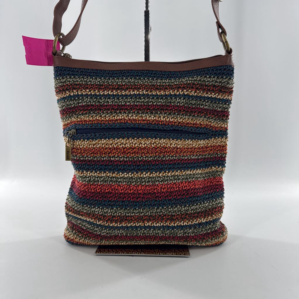 colorful woven crossbody