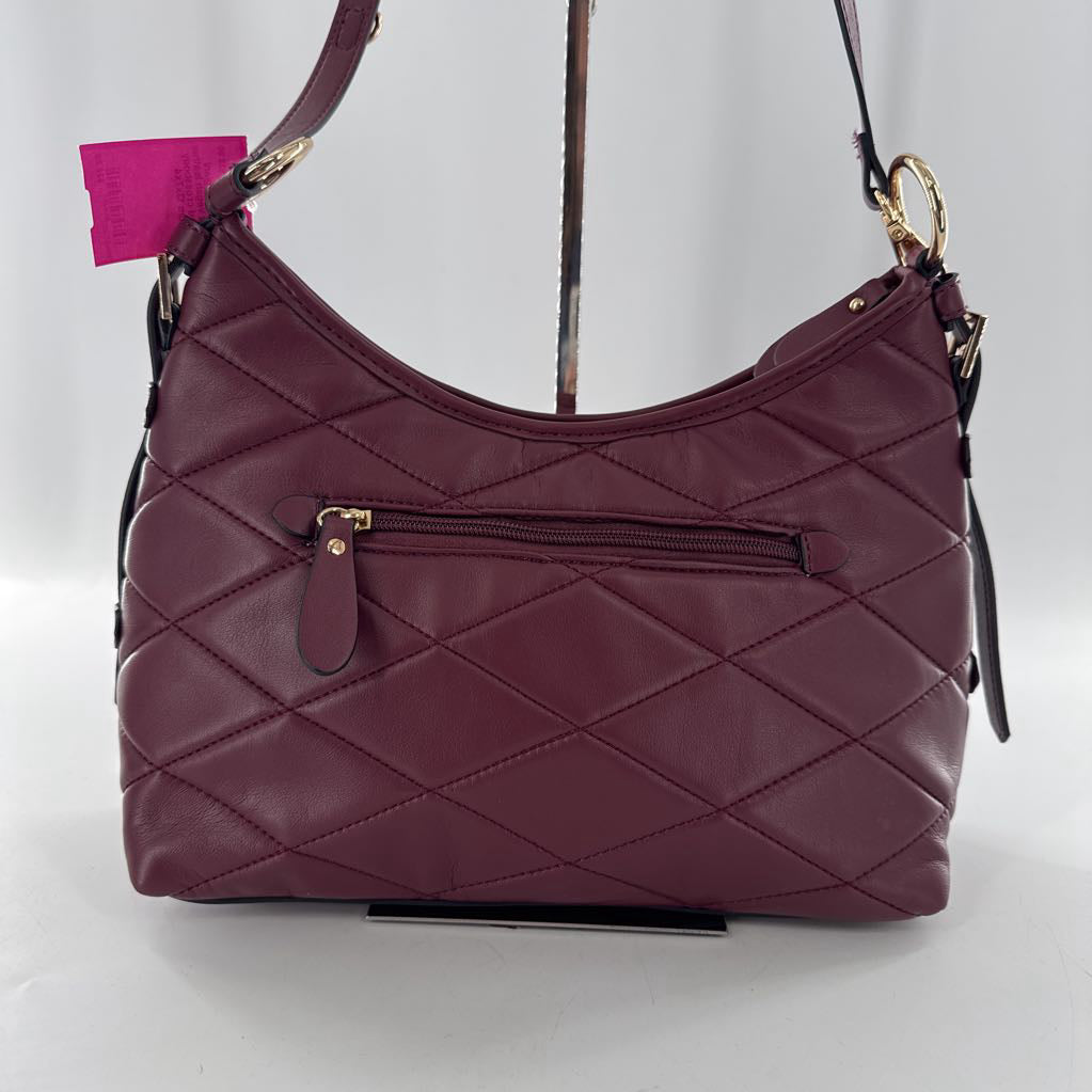 vegan leather quilted crossbody