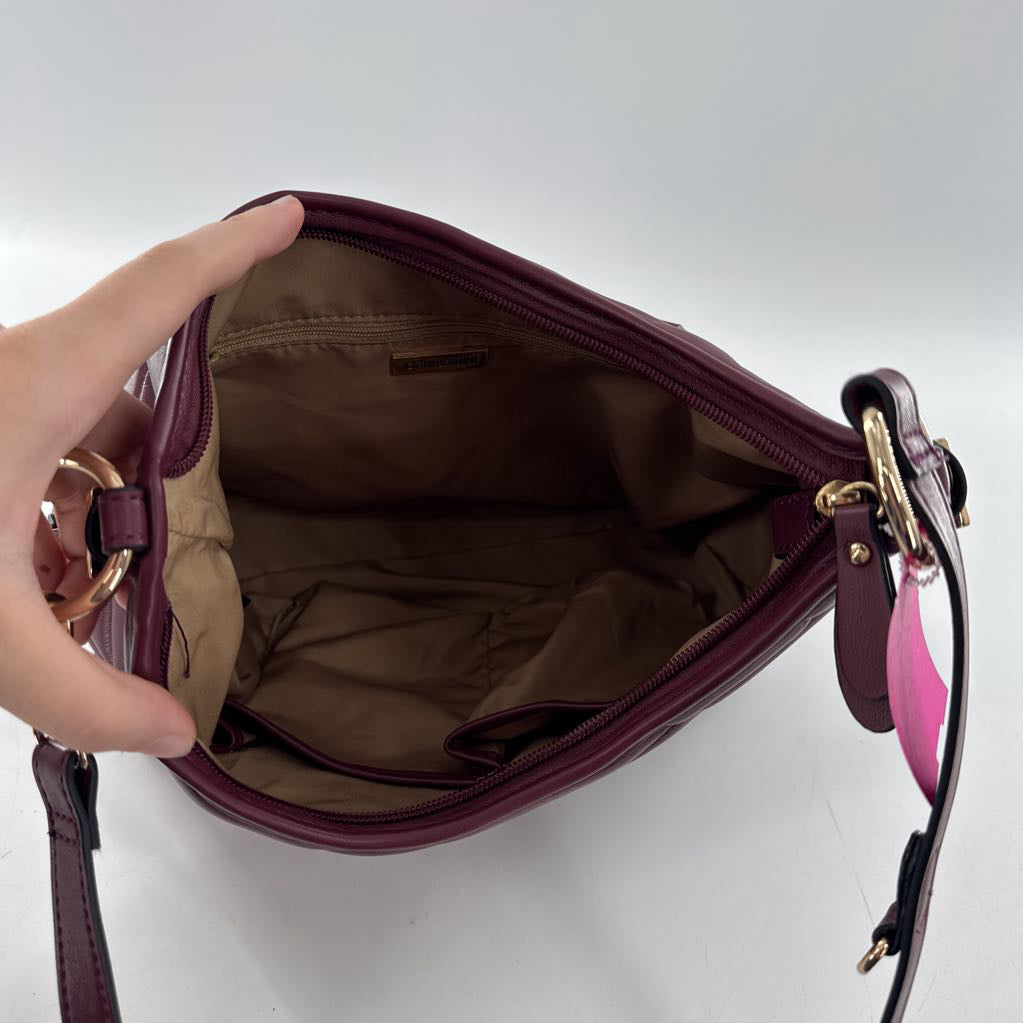 vegan leather quilted crossbody