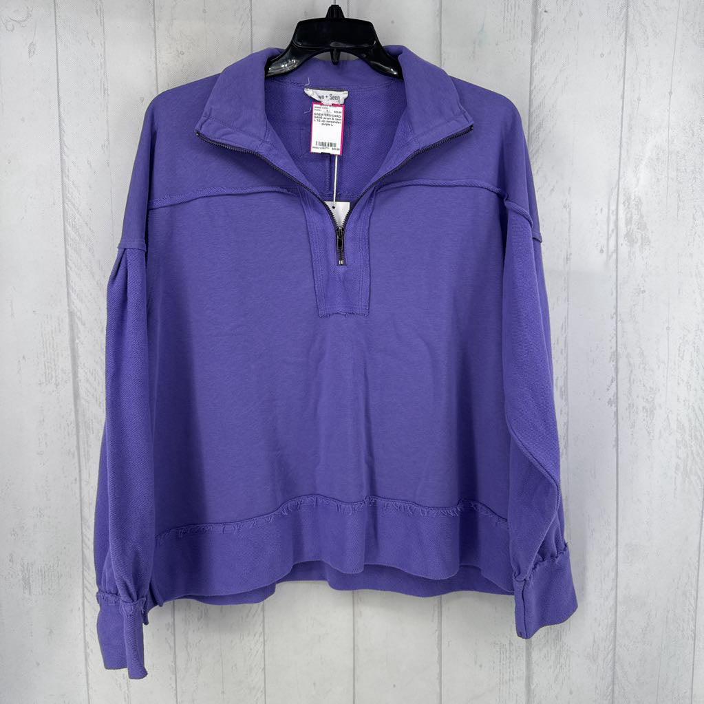 L 1/2 zip sweatshirt