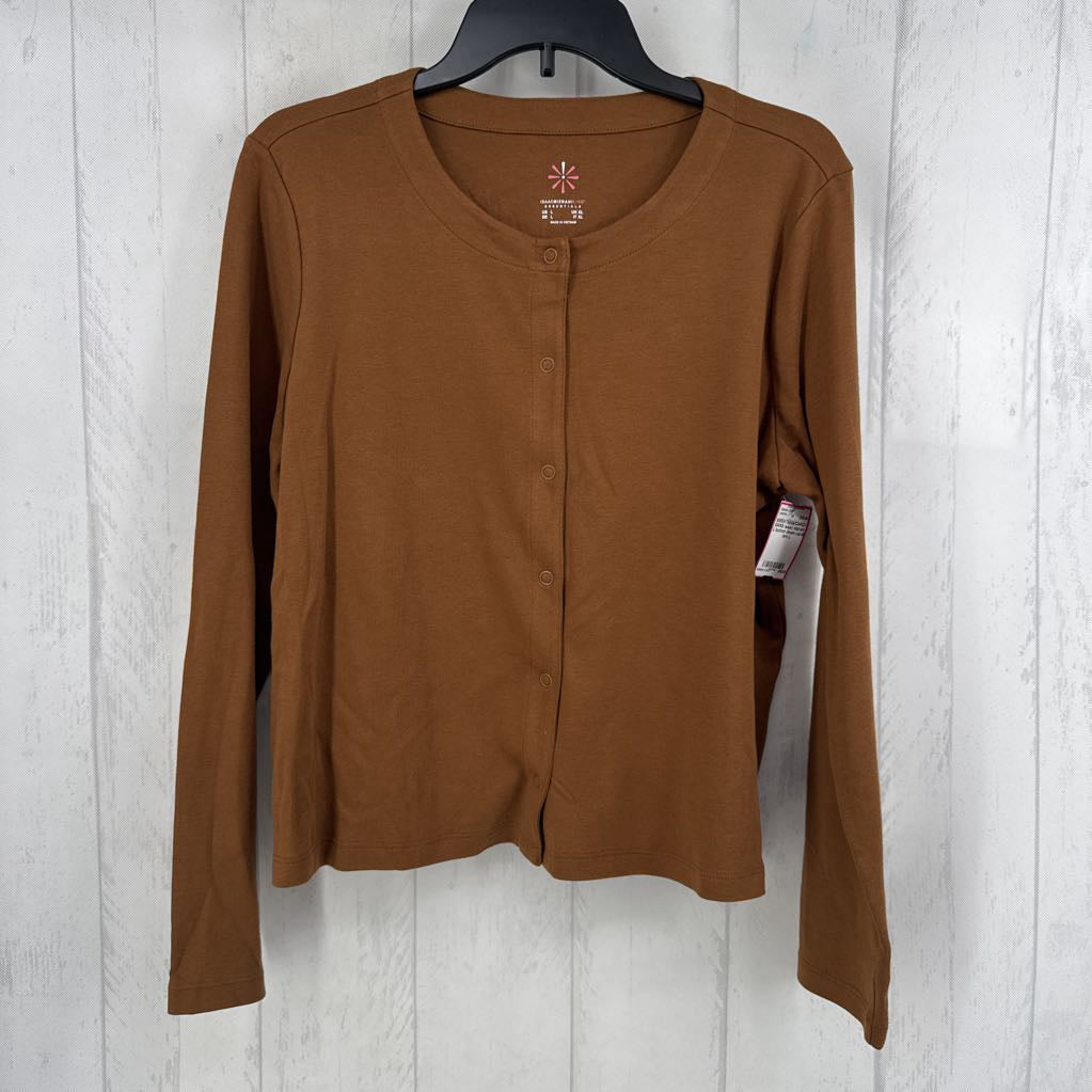 L button down cardi