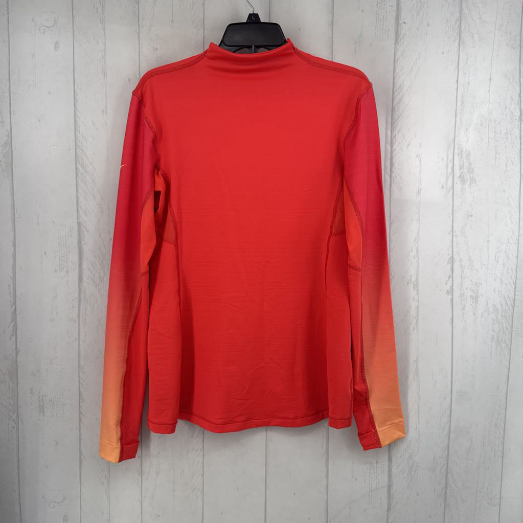 XL mock-neck l/s top