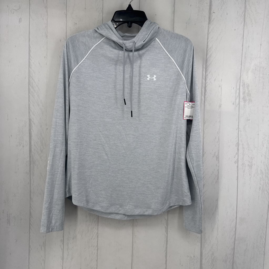 M hooded l/s top