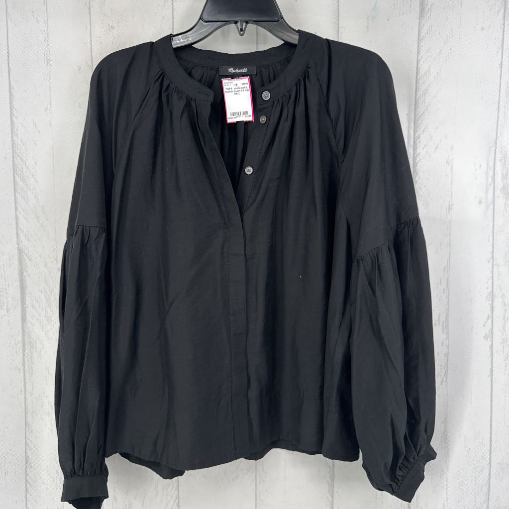 L button down l/s top