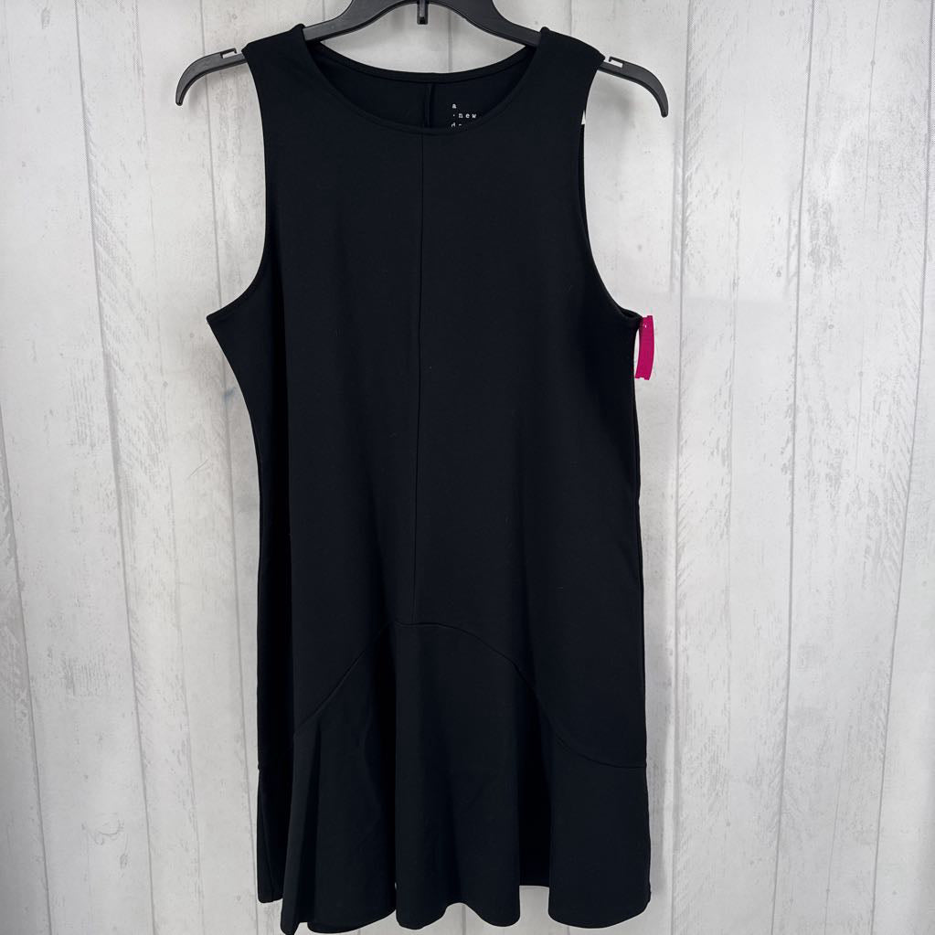 XL flounce hem slvls dress