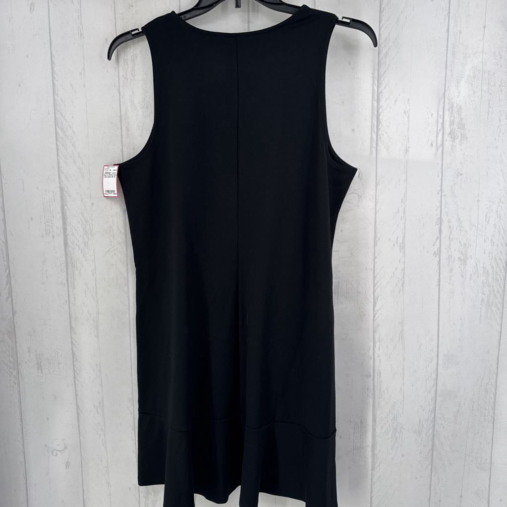 XL flounce hem slvls dress