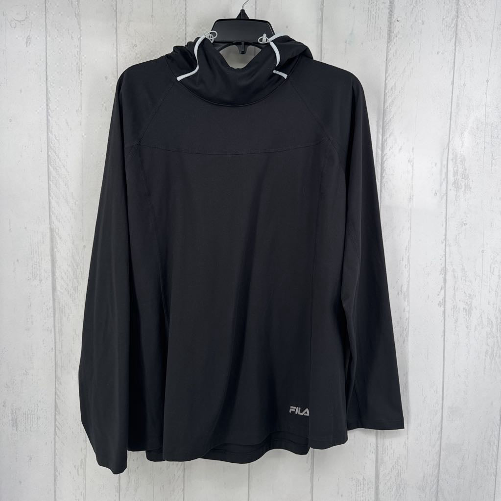 XL hooded l/s pullover