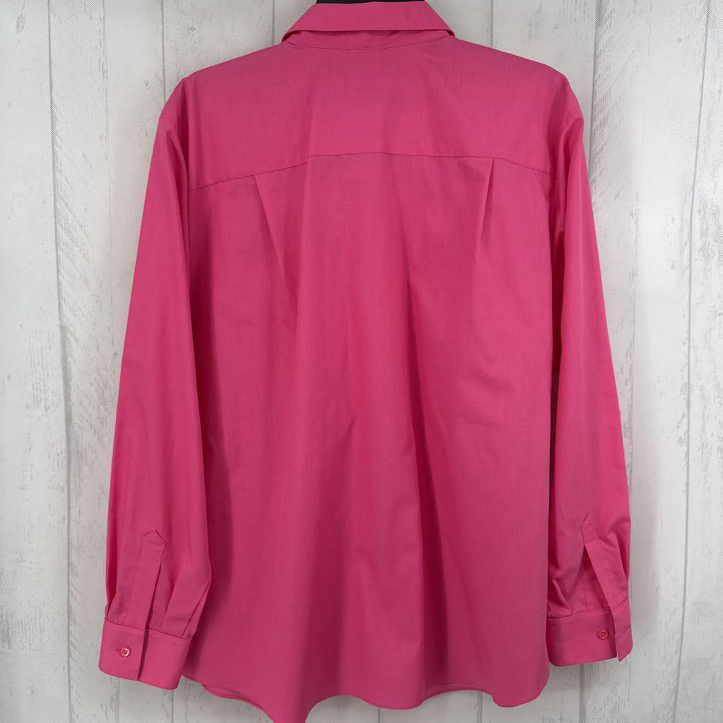 16 wrinkle free button down l/s top