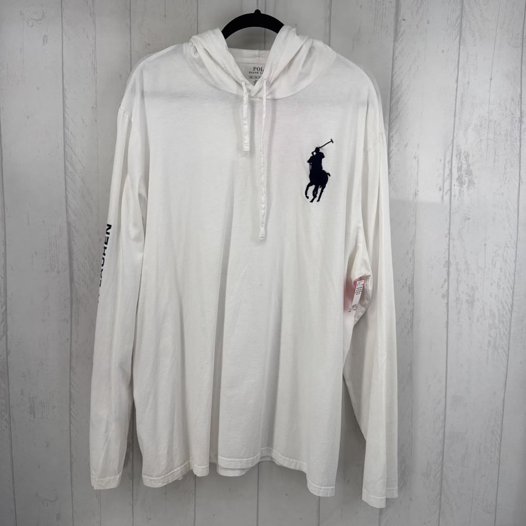 XXL logo hooded l/s tee