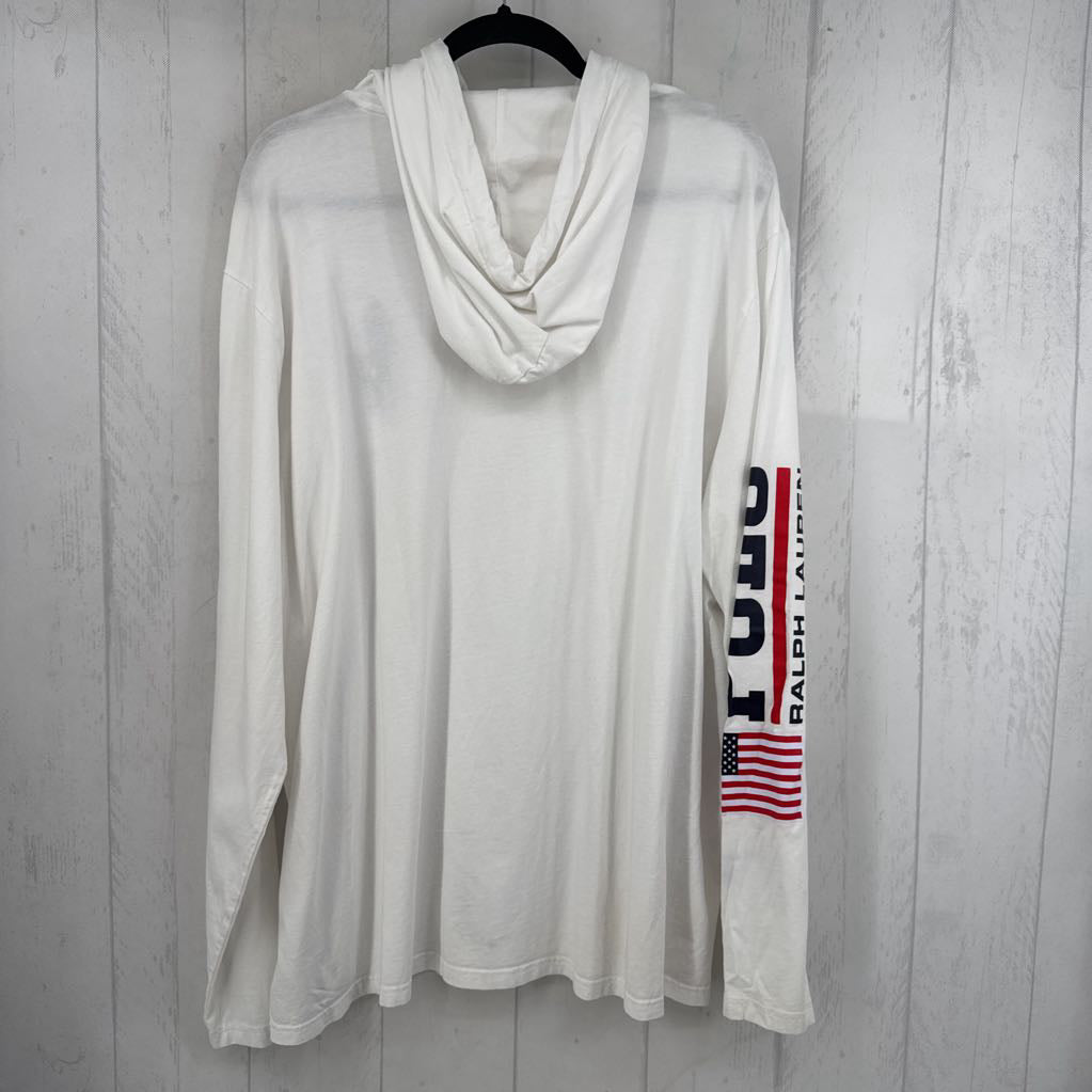 XXL logo hooded l/s tee