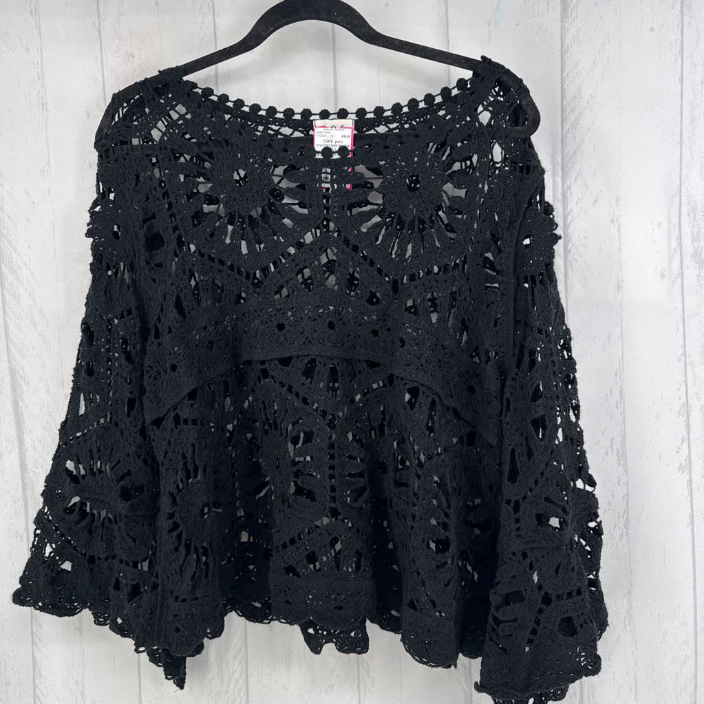 L crochet bell slv top