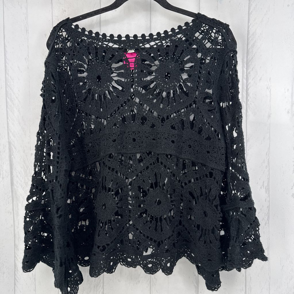 L crochet bell slv top