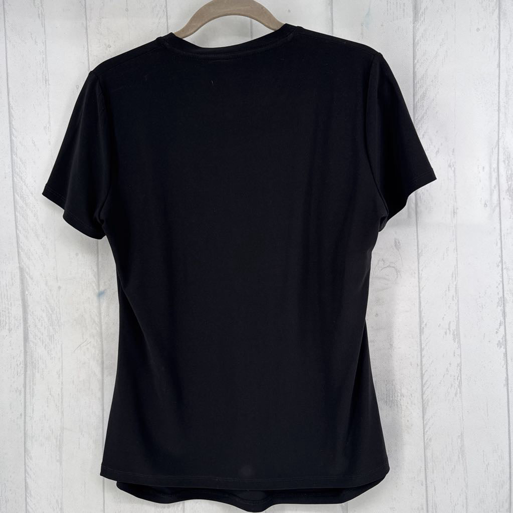 S crewneck ruched sides s/s tee