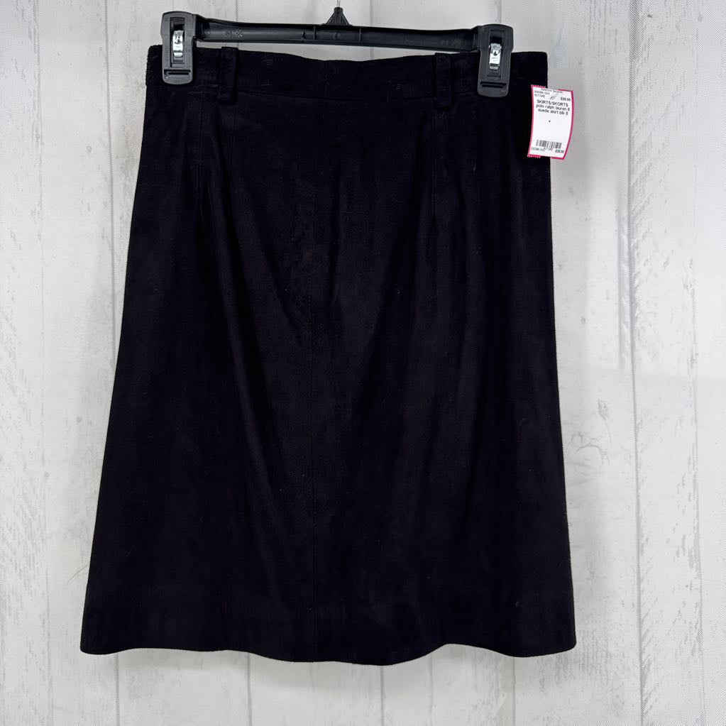 8 suede skirt