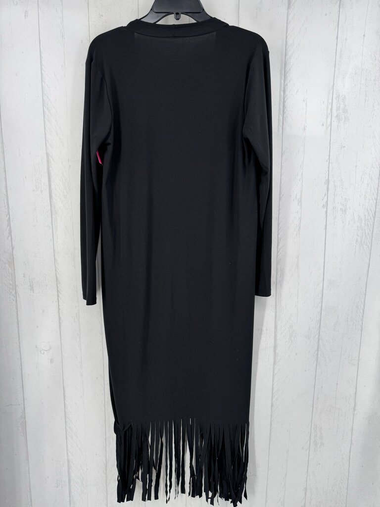 S fringe hem l/s duster