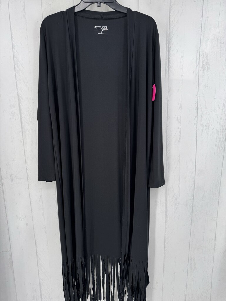 S fringe hem l/s duster