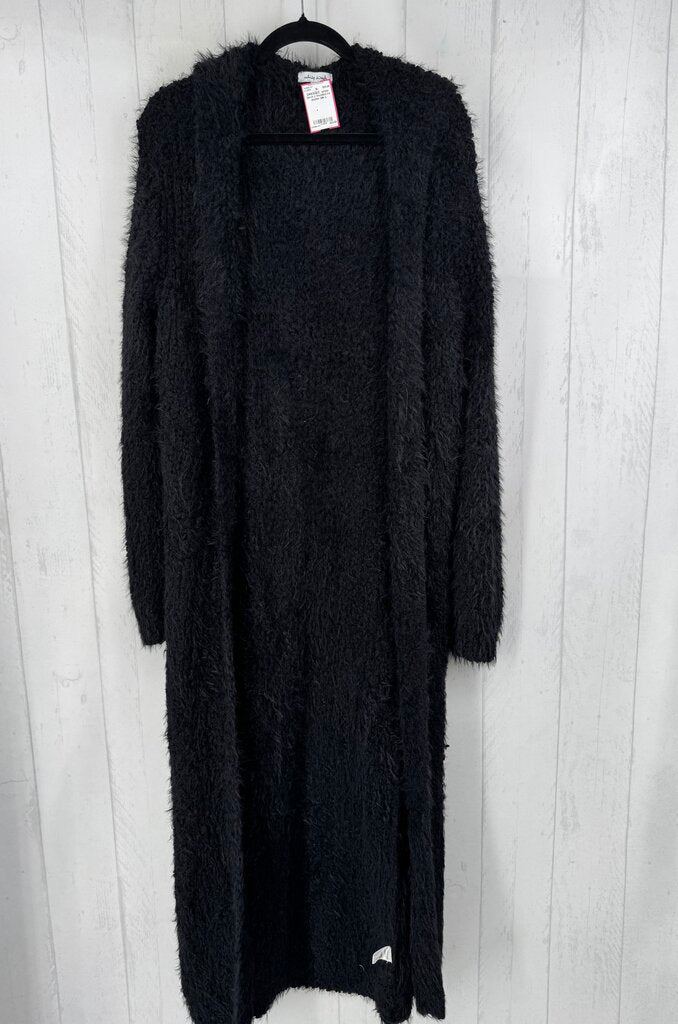 L hooded l/s duster