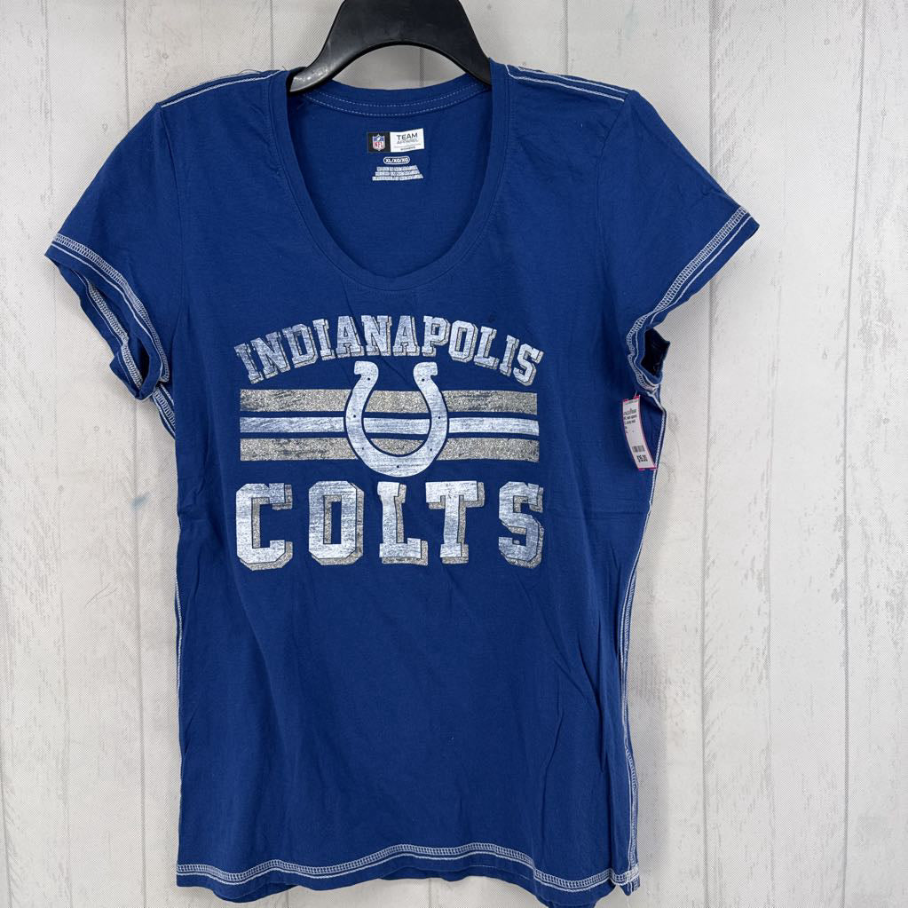 XL scoop neck colts s/s tee