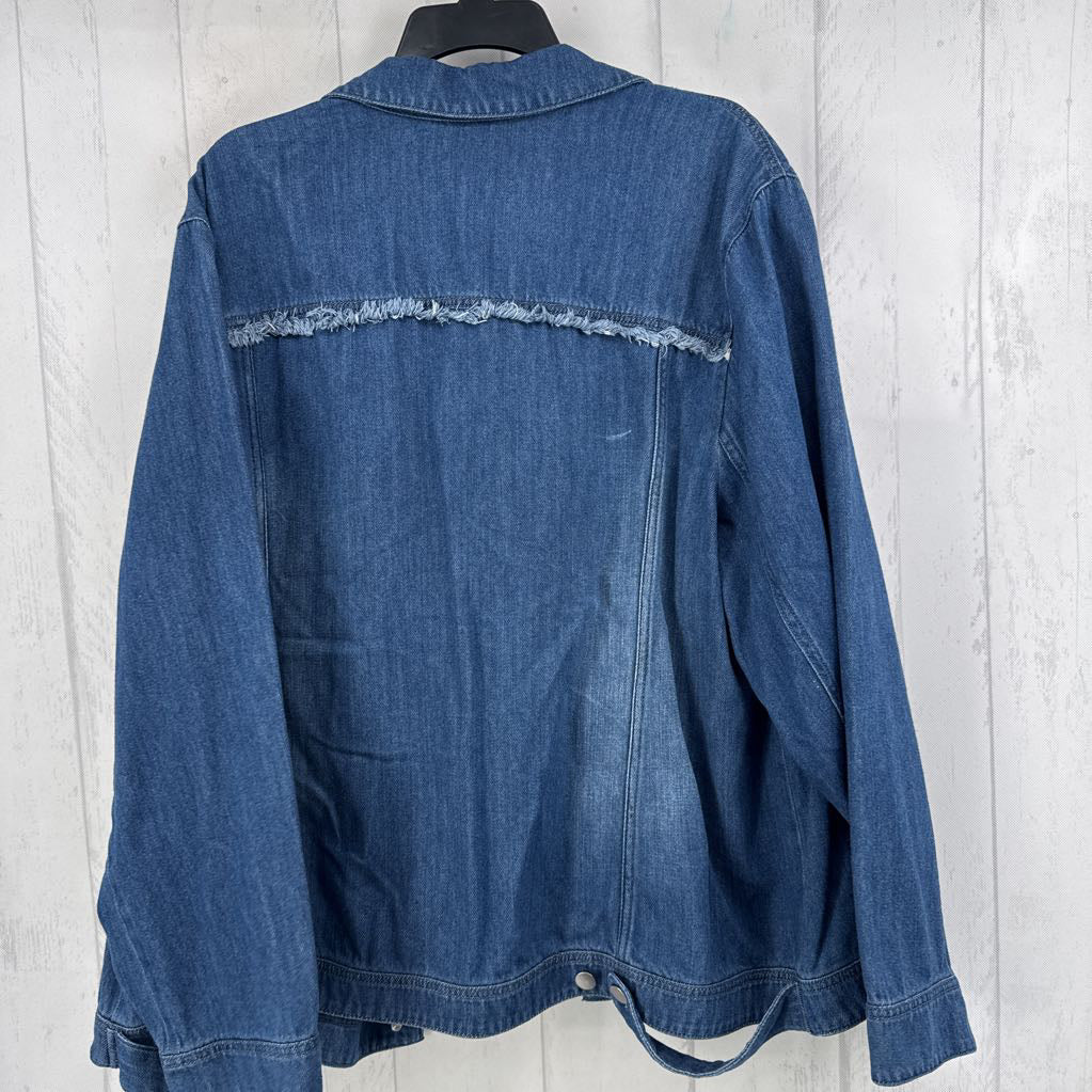 3X denim jacket