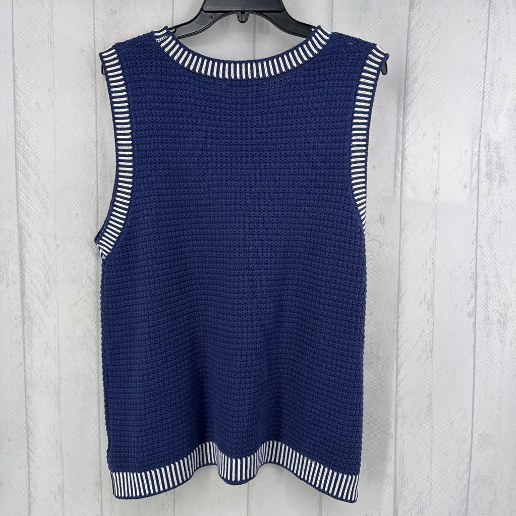 XL crochet sweater vest