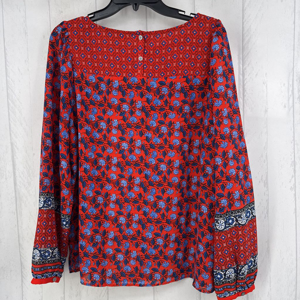 L flo print l/s top