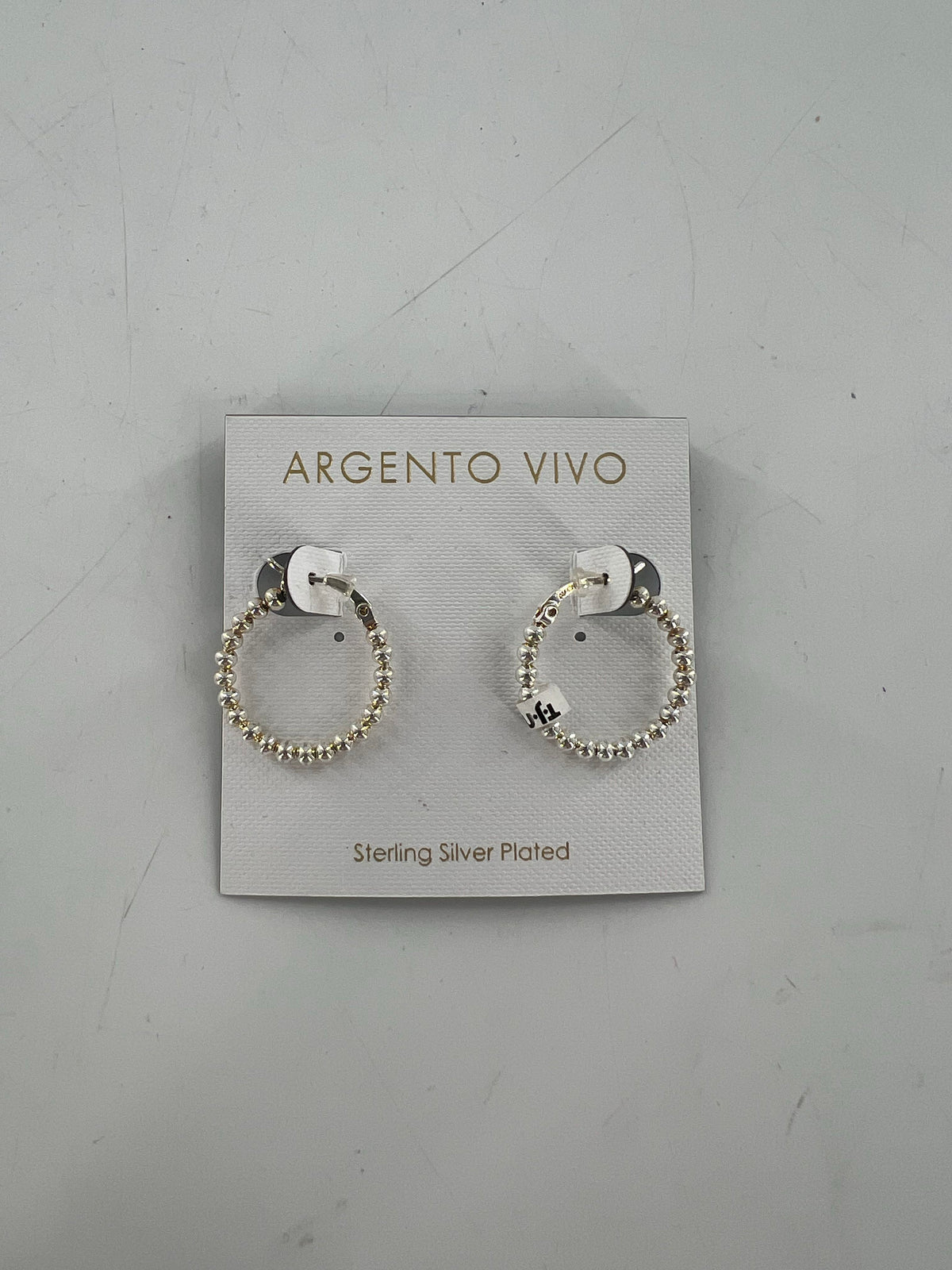 silver hoop earrings