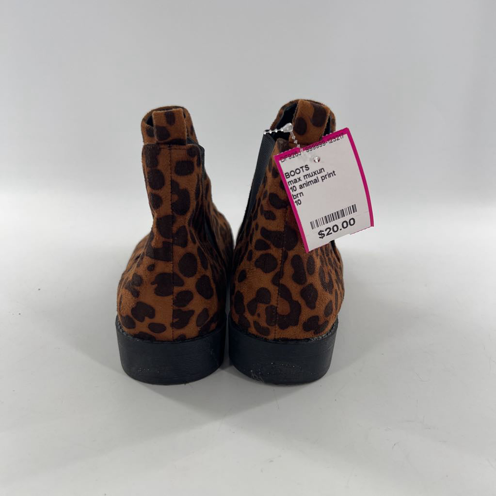 10 animal print ankle boots