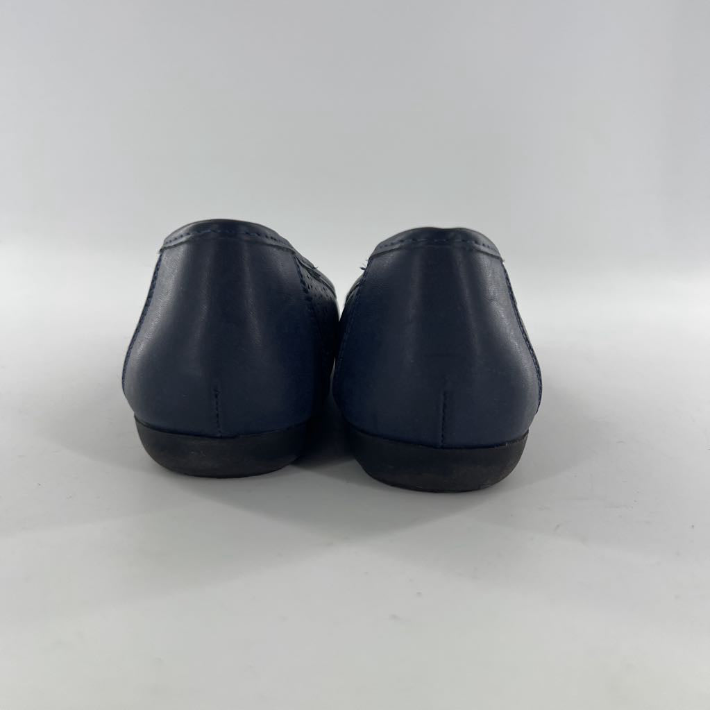 8.5 perforated leather slip-on flats