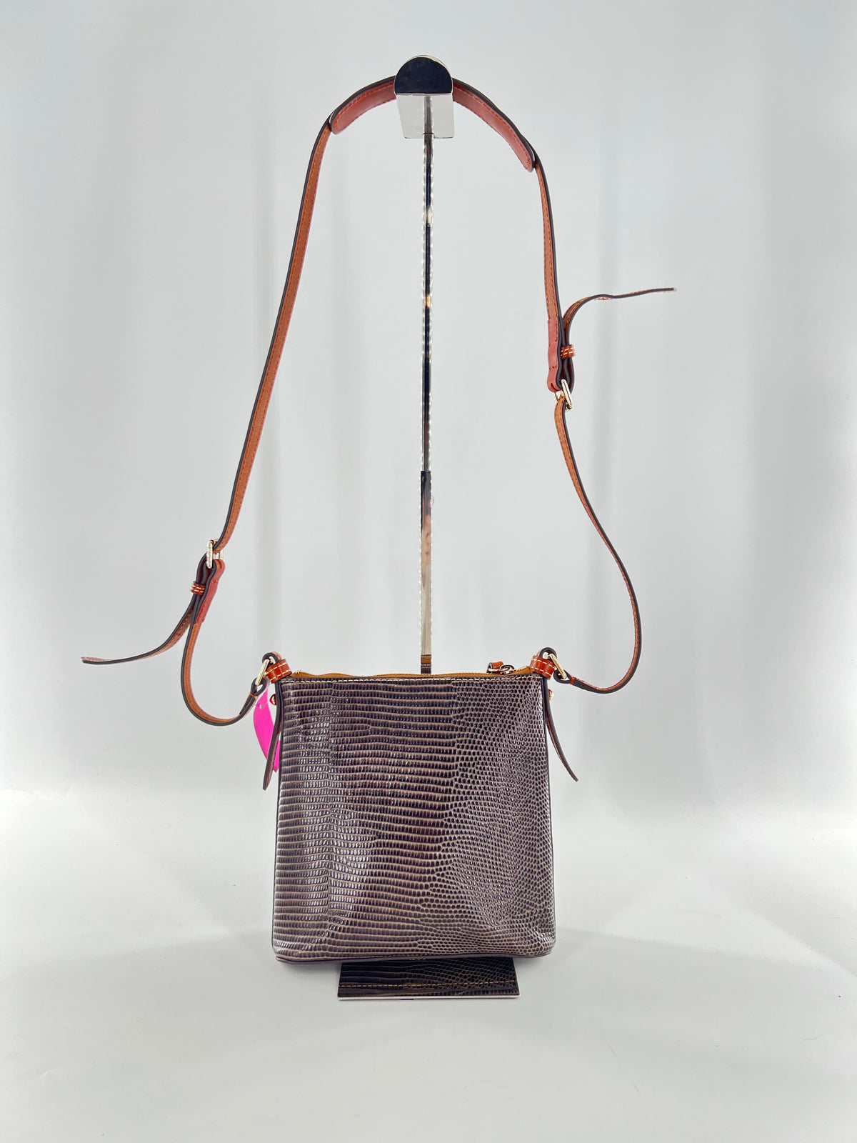 lizzard embossed crossbody