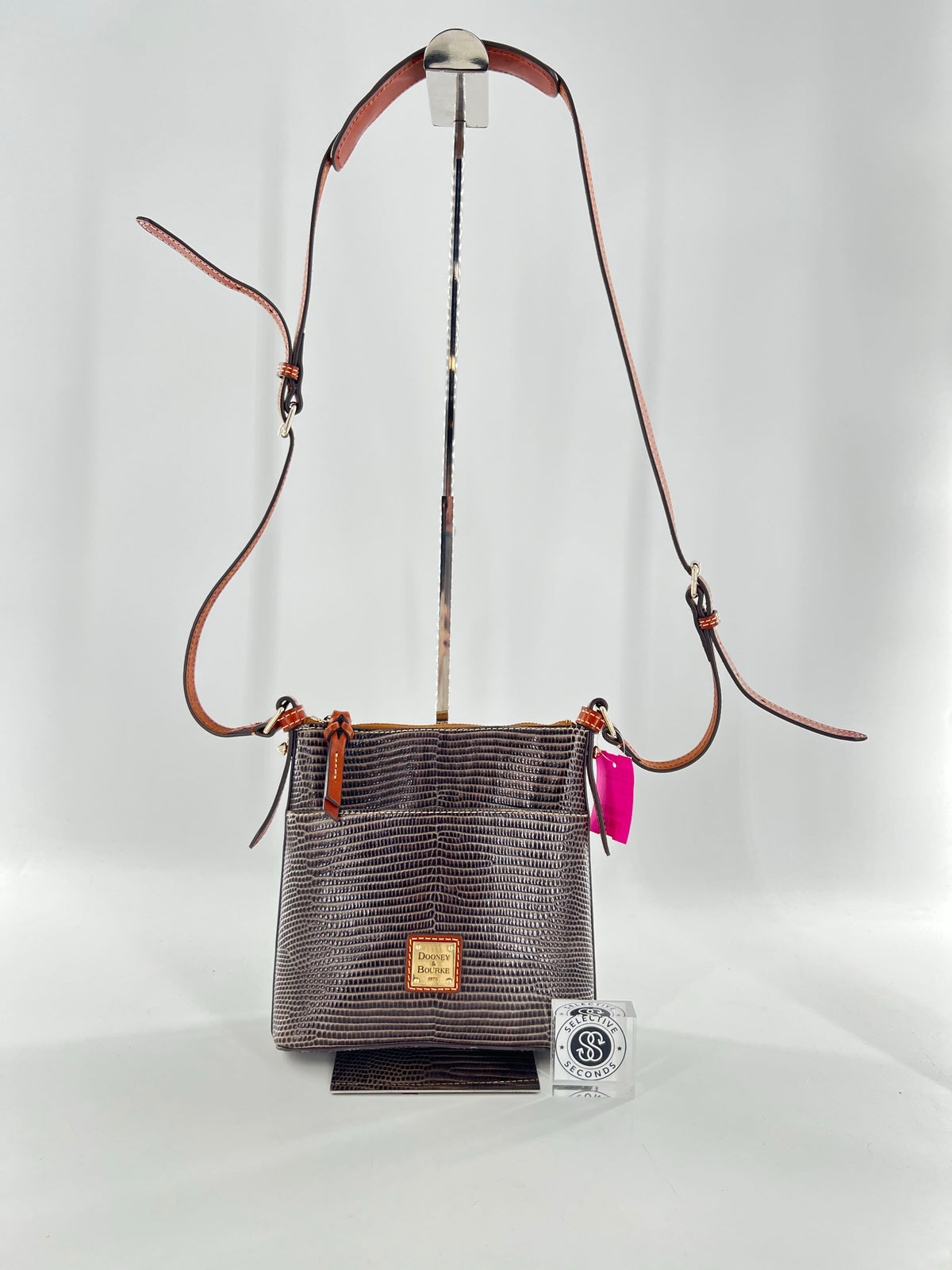 lizzard embossed crossbody