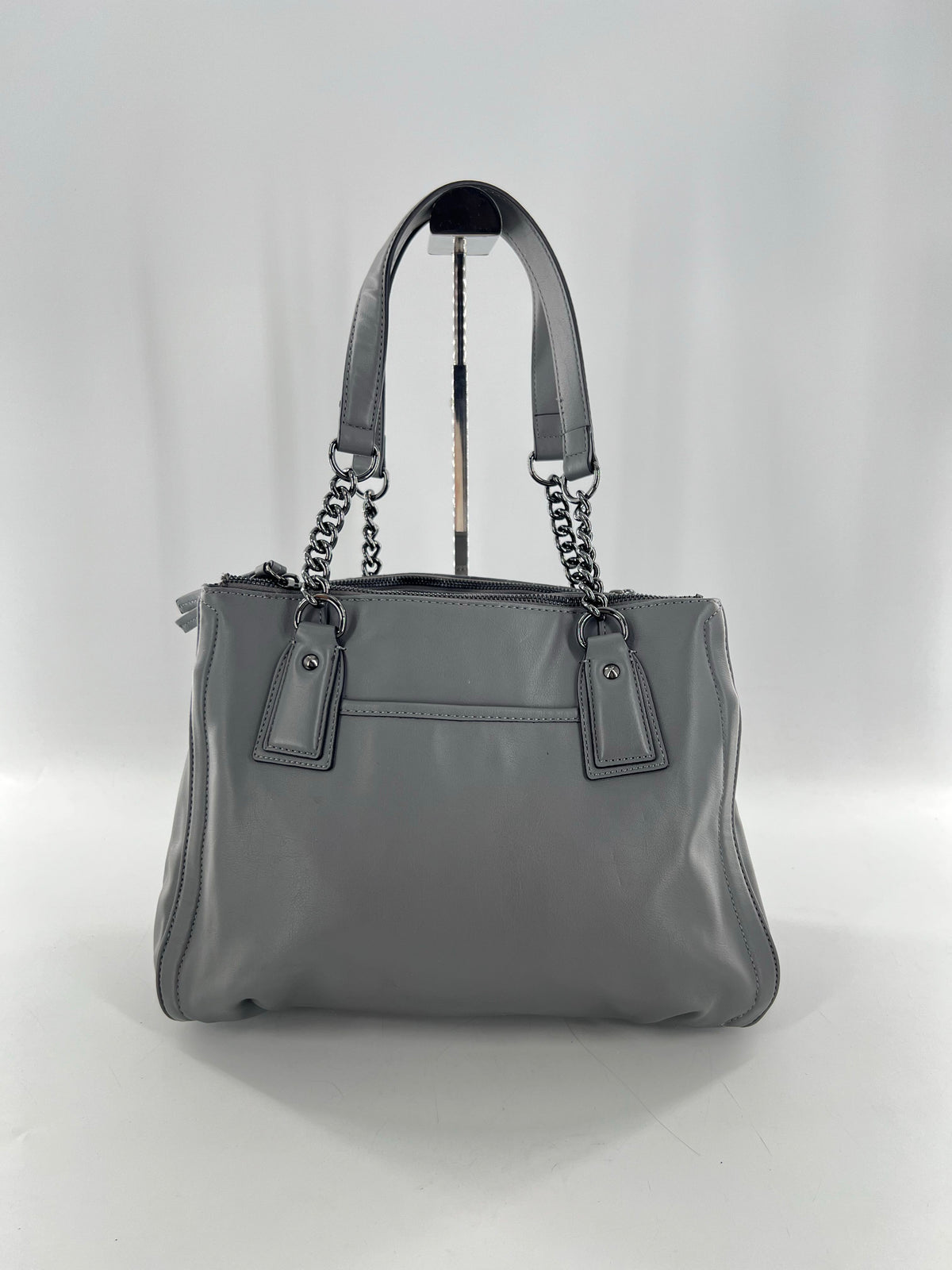 quilted vegan leather handbag