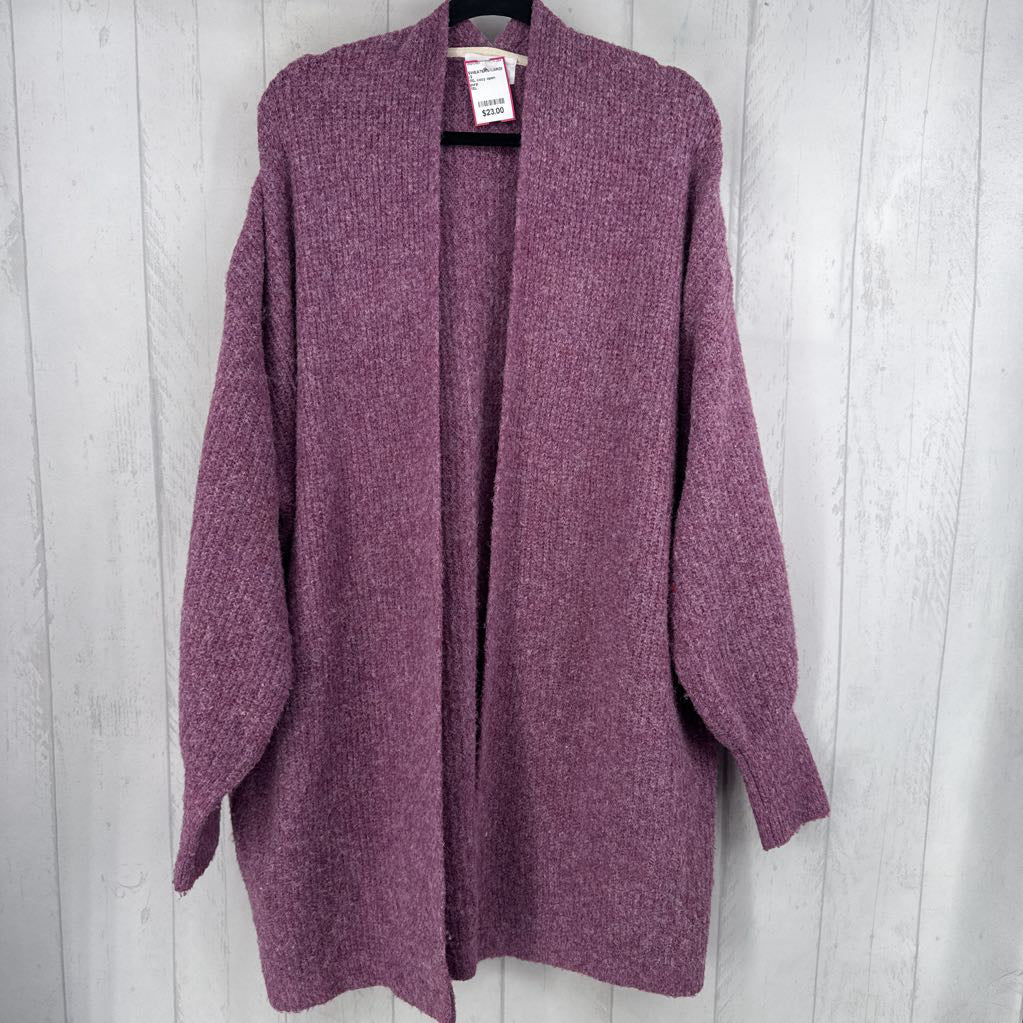 1XL cozy open front cardi