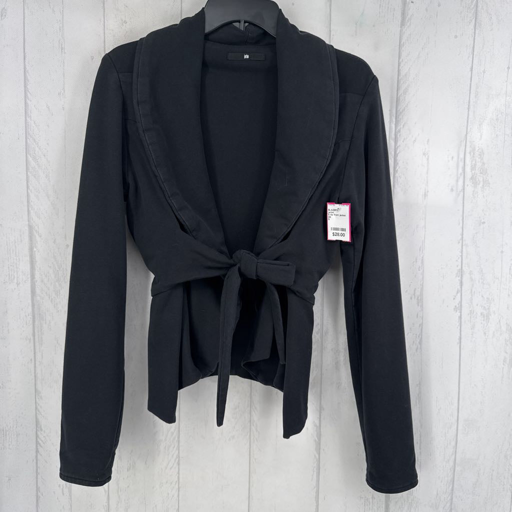 S tie front jacket